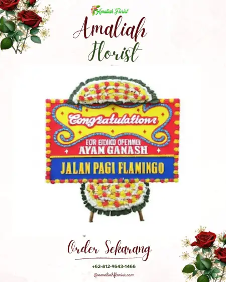 Sewa Papan Bunga Ruko Harapan Indah Bekasi